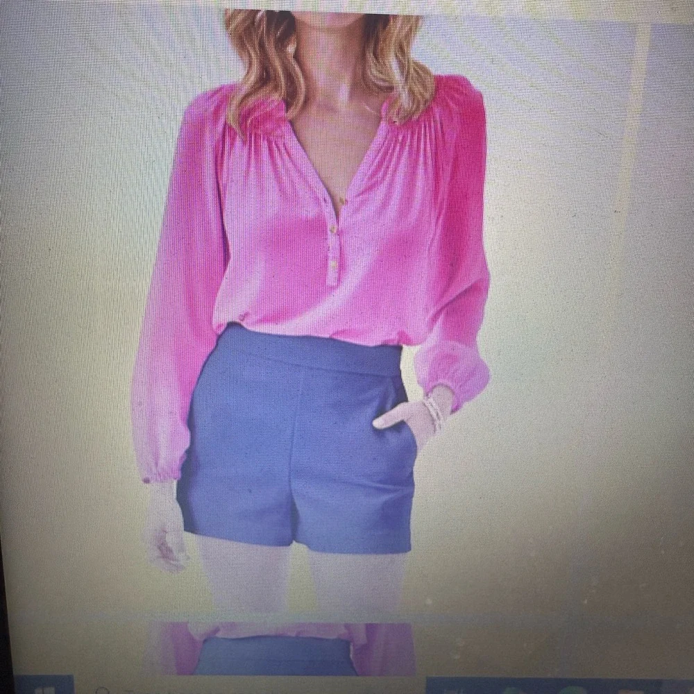 Lilly Pulitzer Navy Sarissa Shorts - Picture 2 of 3